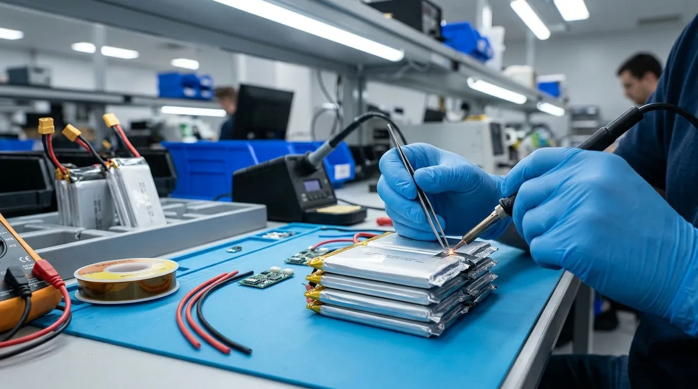 Produttore di assemblaggio batterie LiPo
