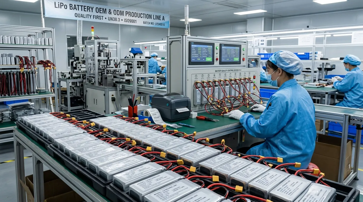 Fornitore OEM di batterie LiPo
