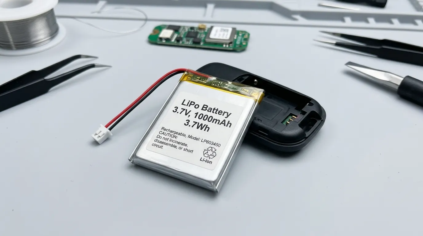 Batteria LiPo per tracciatore GPS