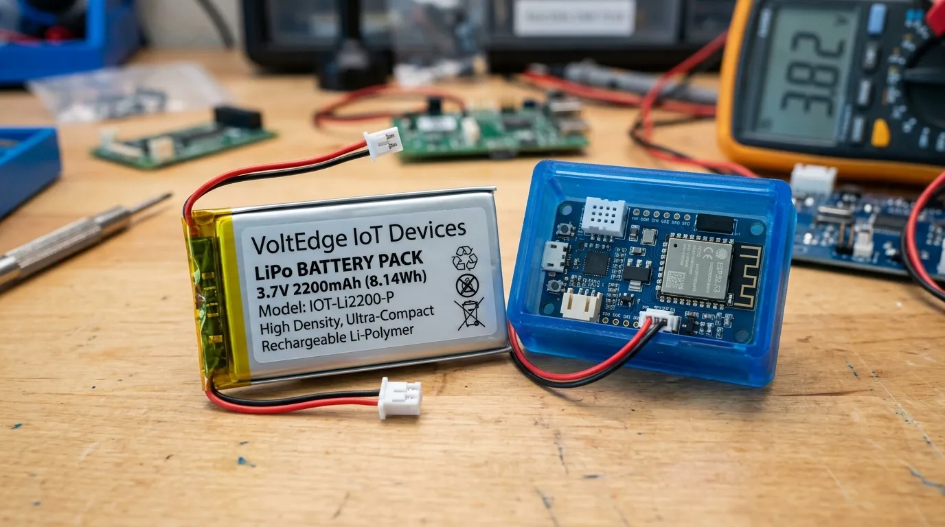 Batteria LiPo per dispositivi IoT