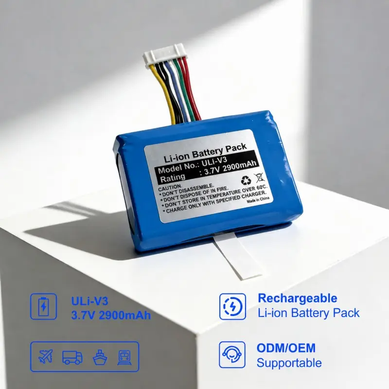 Soluzione di batteria sostitutiva 3,7V 2900mAh per apparecchiature di pagamento portatili