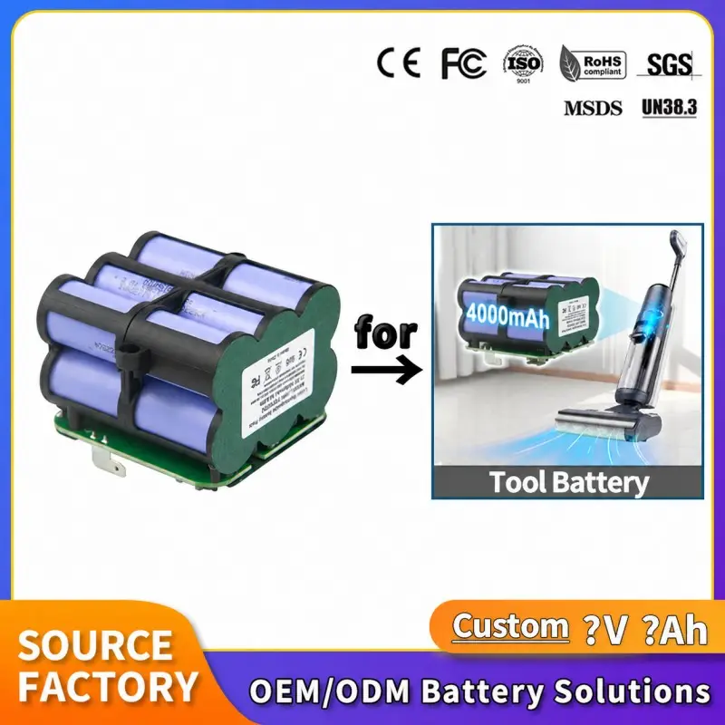 Stock OEM per aspirapolvere da 4000mAh