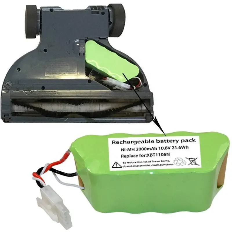 Sostituzione aspirapolvere Shark Cordless Stick da 10,8V 2000mAh Batteria ricaricabile NiMH