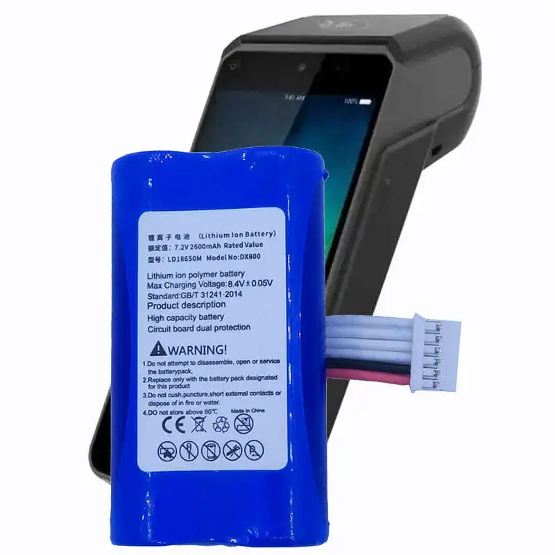 Sostituzione della batteria al litio 7,2V 2600mAh per il terminale POS Ingenico AXIUM DX8000