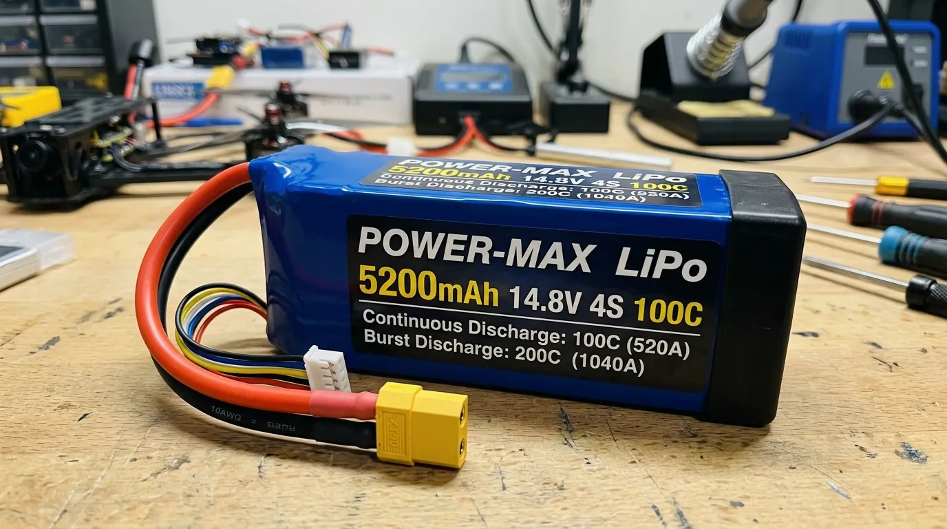 Batteria LiPo ad alta scarica