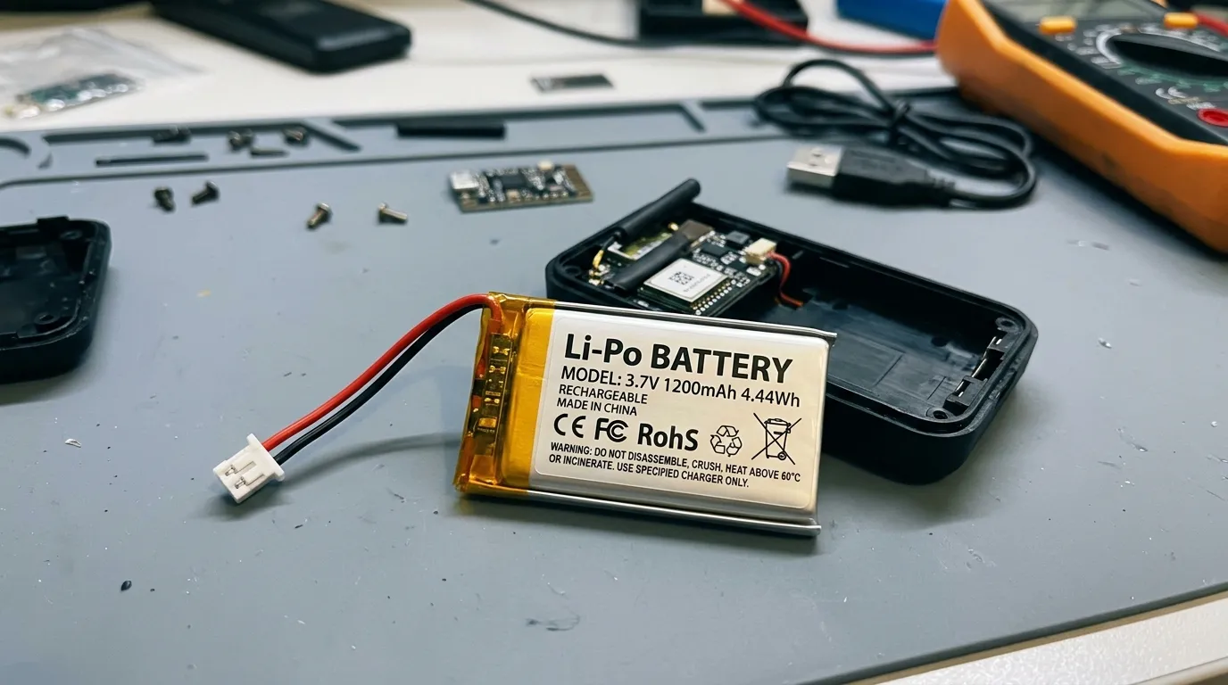 Batteria LiPo per dispositivi di tracciamento