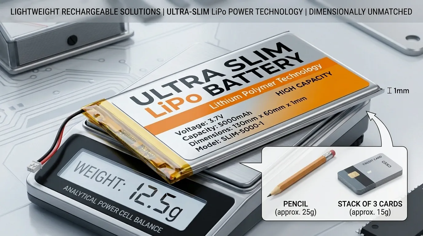 Batteria Leggera Ricaricabile