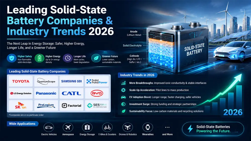 Industria delle batterie a stato solido