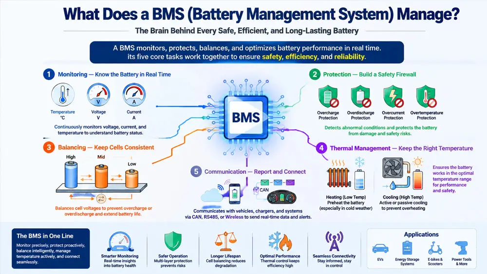 Cosa gestisce un BMS