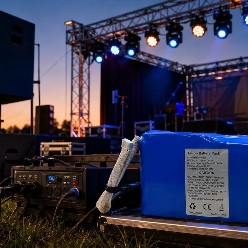 Pacco batterie al litio ricaricabili 18650 per altoparlanti esterni e sistemi audio portatili