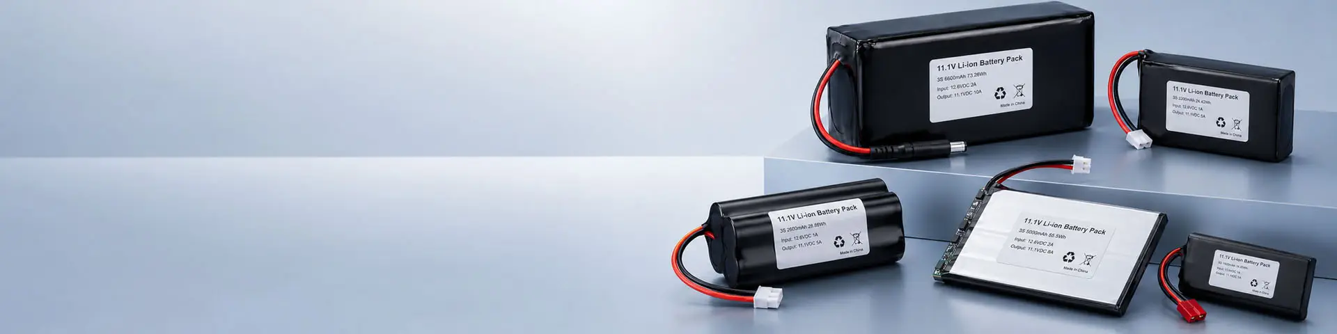 Pacchi batterie al litio 11,1V