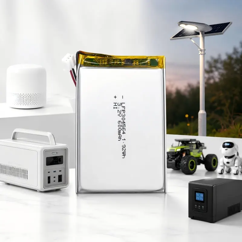 Batteria OEM LiFePO4 3.2V con fili e connettore per l'integrazione del dispositivo
