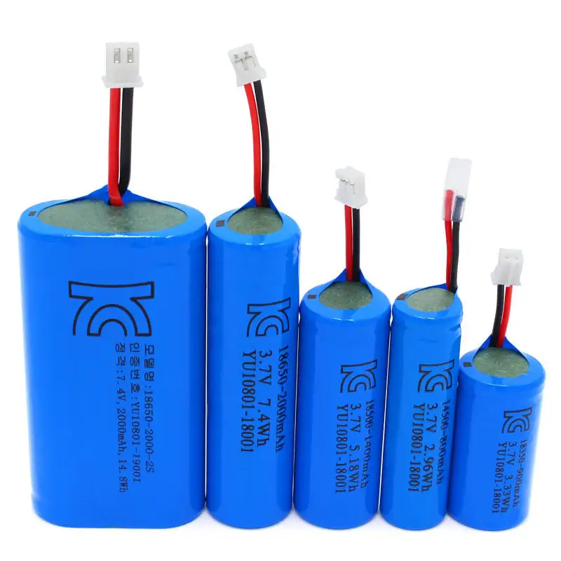 Batteria al litio ricaricabile personalizzata 18650 per fari a LED