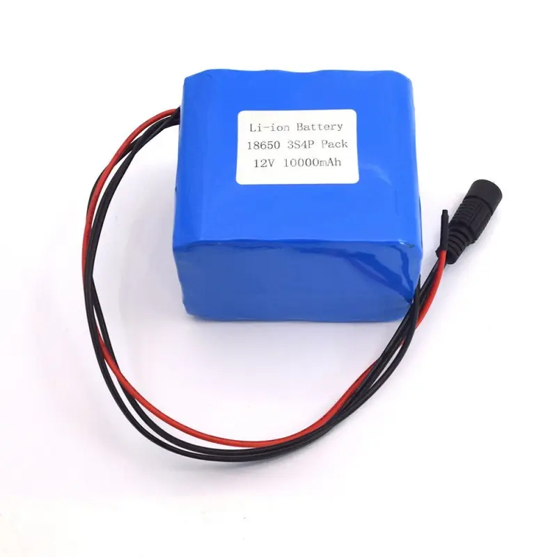 18650 11.1V 10000mAh 3S4P batteria agli ioni di litio per dispositivi medici