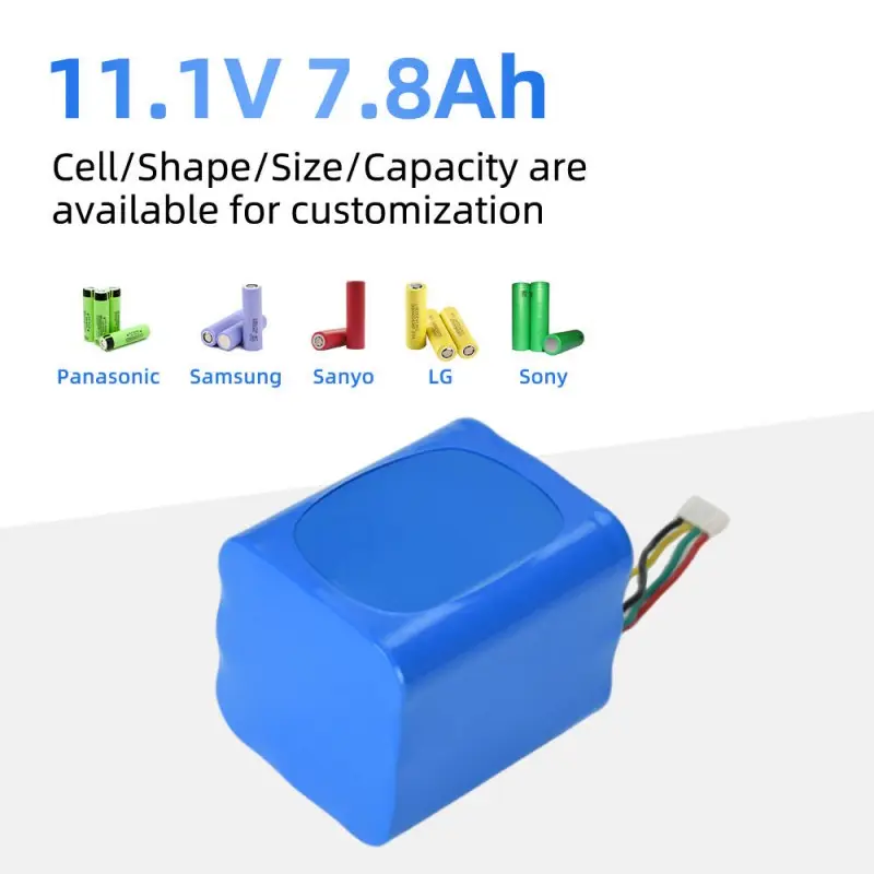 Pacco batterie al litio 12V 7800mAh 3S3P 18650 per semafori