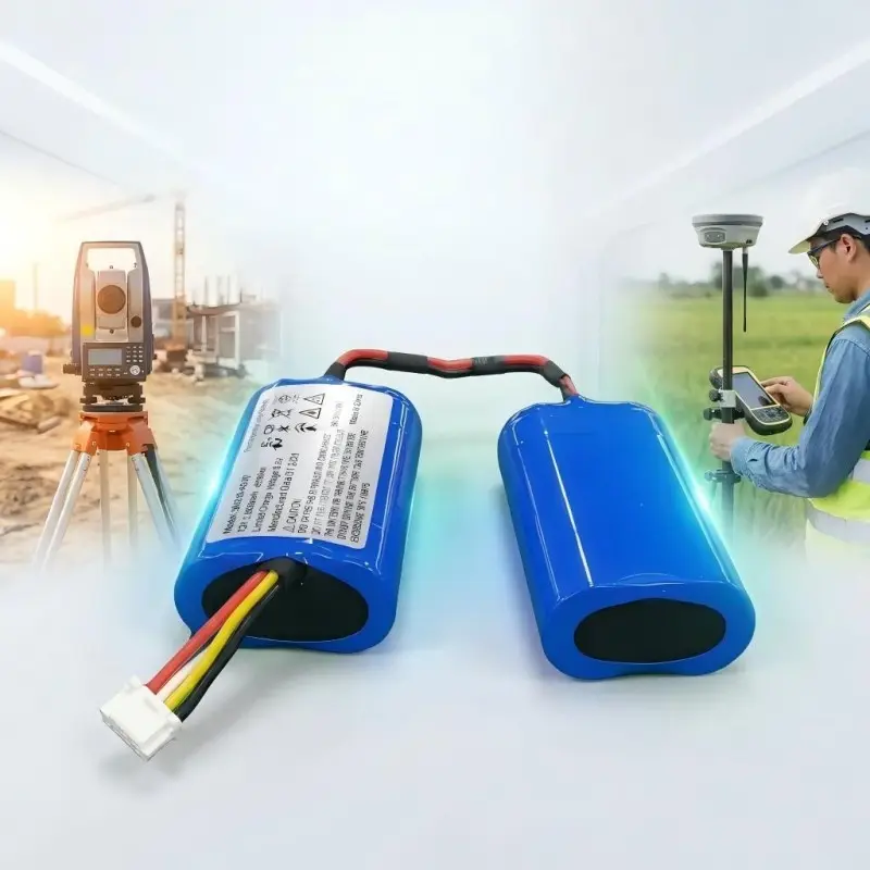 Pacco batteria Li-Ion personalizzato 7.2V 6800mAh 18650 per apparecchiature GPS RTK