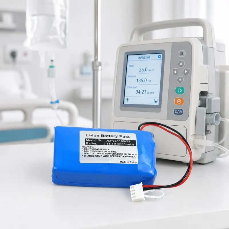 Batteria OEM al litio polimerico da 2000mAh per dispositivi medici